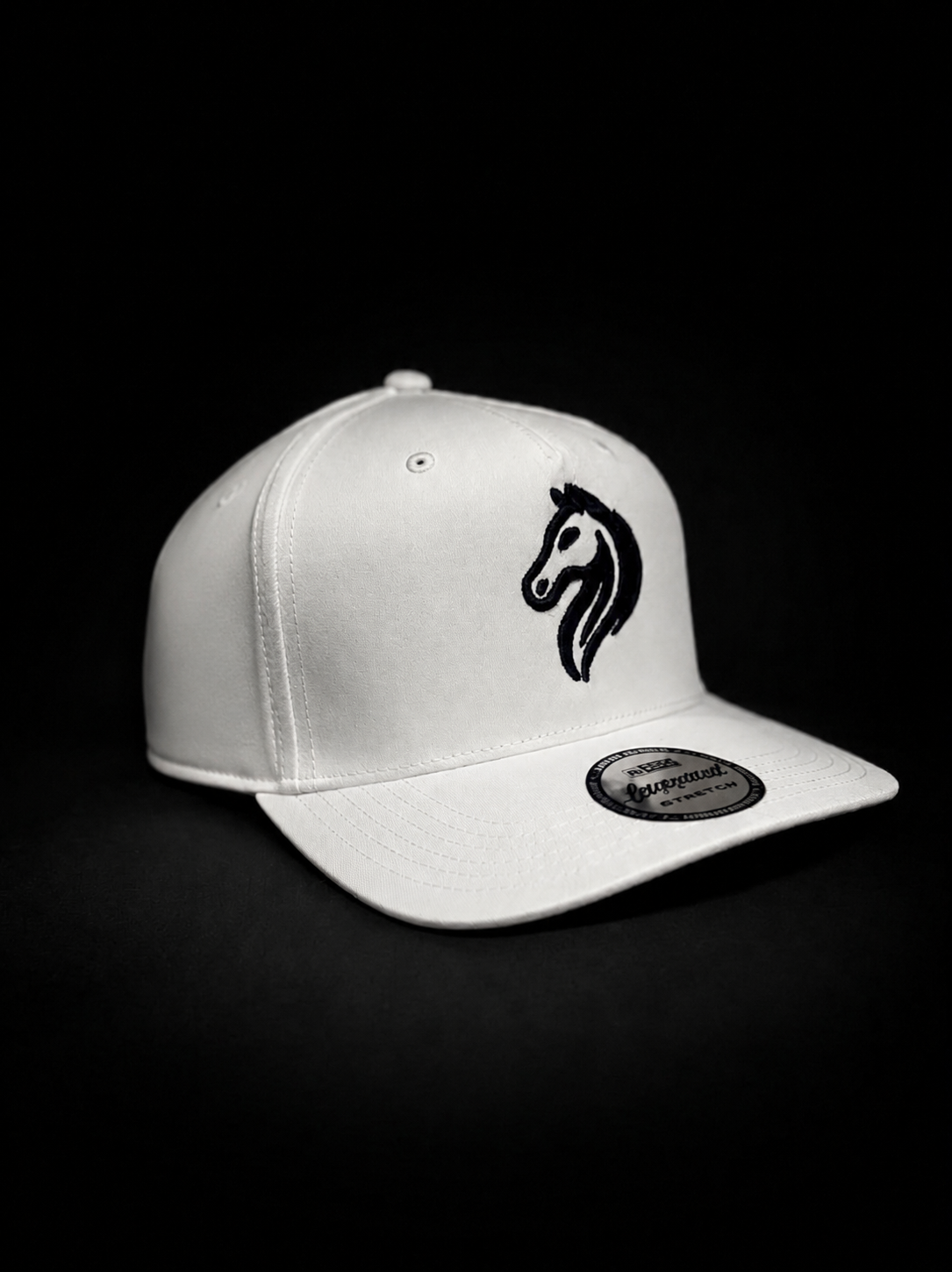 Gorra Blanca Caballo Negro