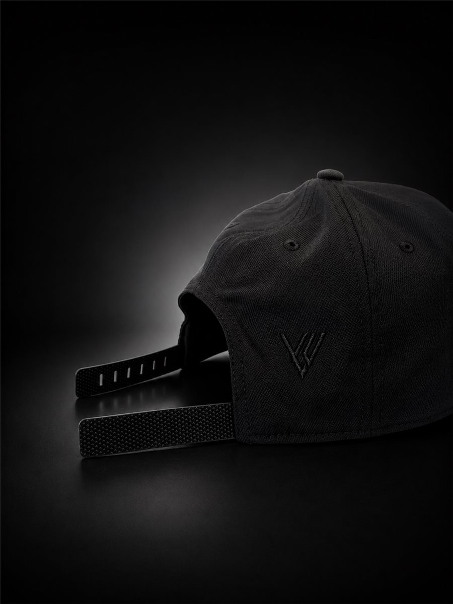 Gorra Negra Azabache detalle
