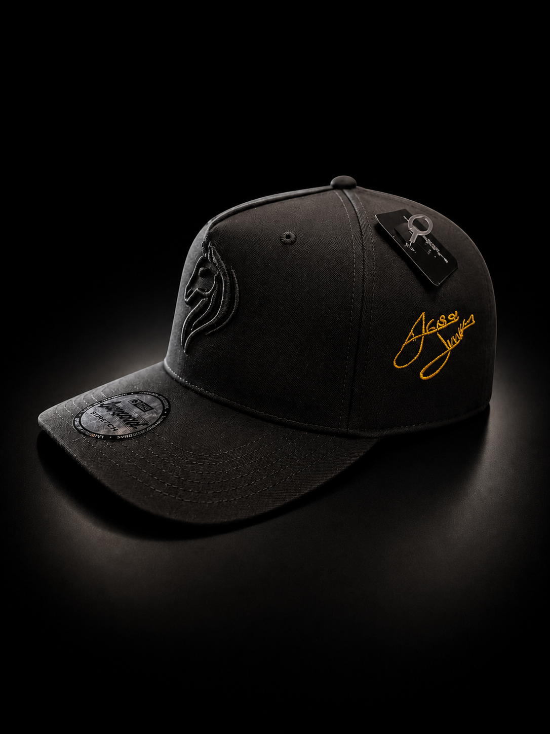 Gorra Negra Firma YJ